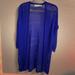 Anthropologie Sweaters | Anthropology Duster Sweater | Color: Blue | Size: Xs