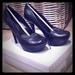 Jessica Simpson Shoes | Black Jessica Simpson Platform Heels 7.5 | Color: Black | Size: 7.5