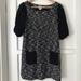 Anthropologie Tops | Anthropologie Postmark Staccatos Lace Tunic Dress | Color: Black/Cream | Size: Xs