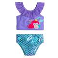 Disney Swim | Brand New Disney Baby Girl Ariel 2pc Bathing Suit. | Color: Green/Purple | Size: 3-6mb