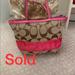 Coach Bags | Authentic Coach Signature C | Color: Brown/Pink | Size: Large