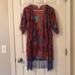 Lularoe Tops | Bnwt! Lularoe Monroe | Color: Blue/Orange | Size: S