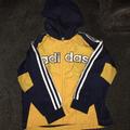 Adidas Jackets & Coats | Adidas Boy’s Rain Jacket | Color: Blue/Yellow | Size: 7b