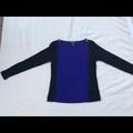 Ralph Lauren Tops | Black And Blue Top By Ralph Lauren | Color: Black/Blue | Size: M