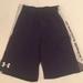 Under Armour Bottoms | Boy's Under Armour Dark Blue Heat Gear Shorts; Ym | Color: Blue/White | Size: Mb