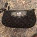 Coach Bags | Black Coach Wristlet | Color: Black/Gray | Size: Wristlet