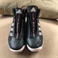 Adidas Shoes | Black Adidas “Adizero” Basketball Sneakers | Color: Black/Red | Size: 6bb