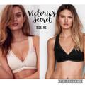 Victoria's Secret Intimates & Sleepwear | Bundle Of 2 Vs Lightly Lined Racerback Bralettes | Color: Black/White | Size: Xs