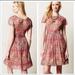 Anthropologie Dresses | Anthropologie Weston Simi Mesh Dress Euc Size Xs | Color: Orange/Pink | Size: Xs