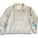 Pink Victoria's Secret Tops | Vs Pink Embroidered Tropical Pullover | Color: Gray | Size: Xs