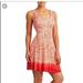 Athleta Dresses | Athleta Reef Print Athletic Dress M | Color: Orange/Red | Size: M