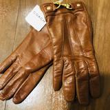 Coach Accessories | Brand New With Tag- Coach Leather Gloves | Color: Tan | Size: Os