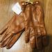 Coach Accessories | Brand New With Tag- Coach Leather Gloves | Color: Tan | Size: Os