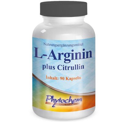 L-Arginin Plus Citrullin hochdosiert Kapseln 90 St Image