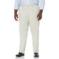 dockers mensClassic Fit Easy Khaki Pleated Pants Pants - Beige - 42W x 32L
