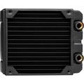 Corsair Hydro X Series, XR5 140 mm Radiator (Einzelne 140-mm-Lüfterbefestigungen, Einfache Installation, Hochwertige Polyurethan-Beschichtung, Integrierte Schraubenführungen) Schwarz