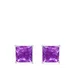 Belk & Co Amethyst Stud Earrings