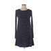 Old Navy Casual Dress: Blue Stripes Dresses - Women's Size X-Small