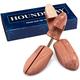 HOUNDSBAY Men's Cedar Shoe Tree with Wide Heel and Adjustable Split Toe (8-9.5 / Medium)