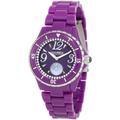 Haurex Italy PP342DPP Womens Make Up Purple Dial Piastceamic Watch