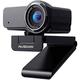 AUSDOM Full HD 1080P Webcam Live Streaming YouTube, Twitch, Video Calling and Recording Computer Camera with USB Plug and Play, Built-in Mic, Black