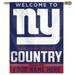 WinCraft New York Giants Personalized 27'' x 37'' Single-Sided Vertical Banner