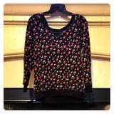 Victoria's Secret Intimates & Sleepwear | 3/$13 Victoria's Secret Waffle Knit Sleepshirt | Color: Black/Red | Size: S