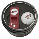 Arizona Coyotes Divot Tool & Golf Ball Personalized Tin Gift Set
