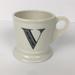 Anthropologie Kitchen | Anthropologie V Monogram Initial Coffee Mug Cup | Color: Black/Cream | Size: 4”