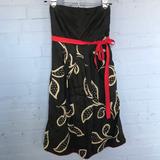 Anthropologie Dresses | Anthro Dress With Pockets! | Color: Black/Red | Size: 2