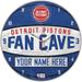 "WinCraft Detroit Pistons Personalized 14'' Round Wall Clock"