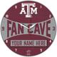 WinCraft Texas A&M Aggies Personalized 14'' Round Wall Clock