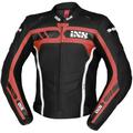 IXS Sport RS-600 1.0 Giacca in pelle motociclistica, nero-bianco-rosso, dimensione 60