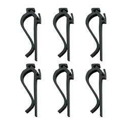Securit® Clip-Anhängerhalter - Set von 6 (Anhänger nicht enthalten) Image