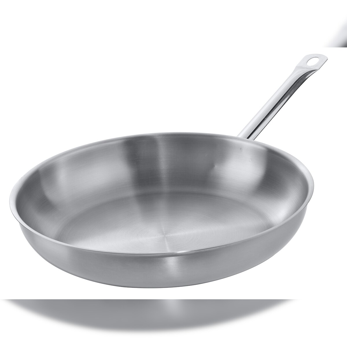 METRO PROFESSIONAL Bratpfanne, Edelstahl 18/10, Ø 28 cm, Höhe: 7.8 cm, unbeschichtet, Induktion, ofenfest Image