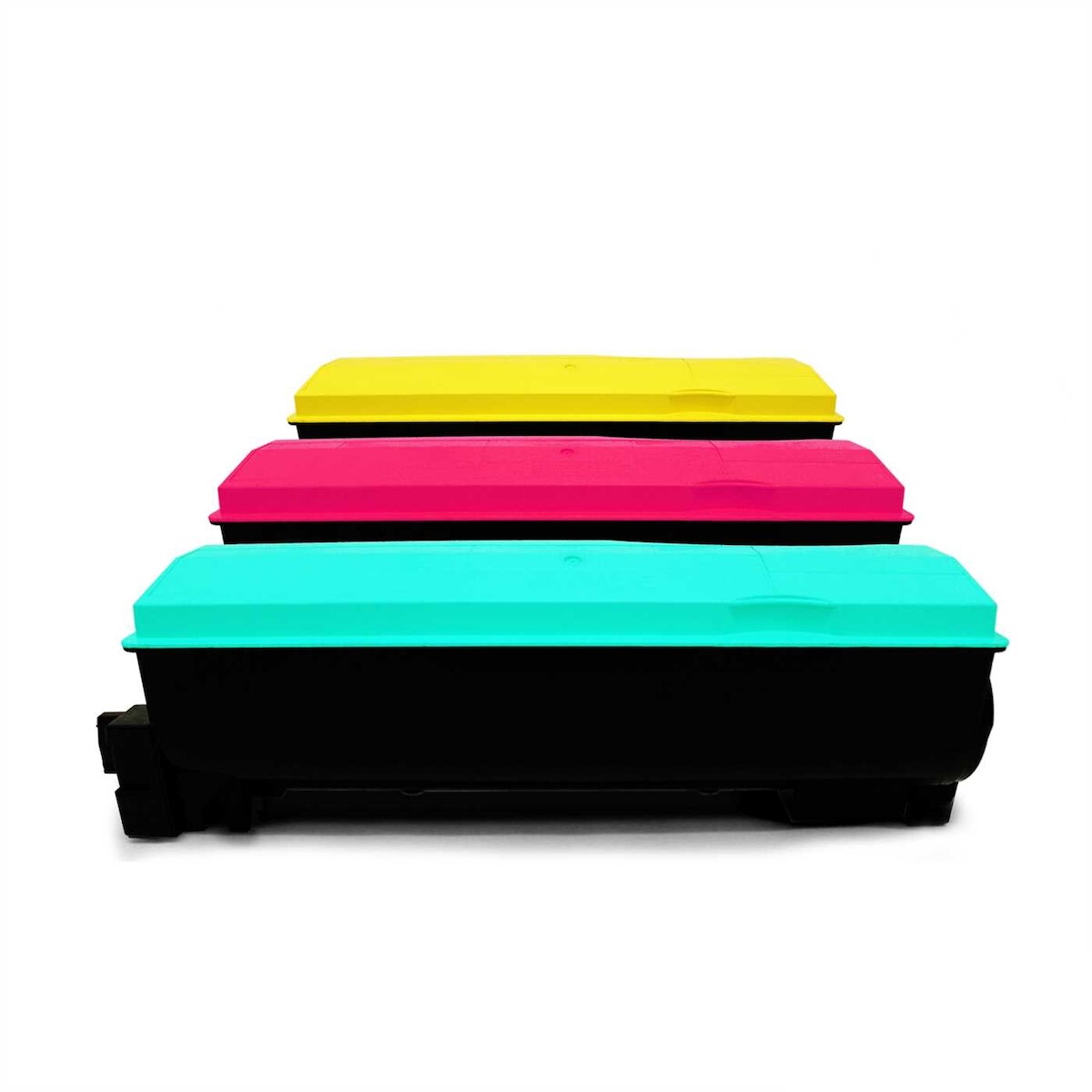 3x Eurotone Toner Alternative für Kyocera TK-550C Cyan TK-550M Magenta TK-550Y Gelb Image