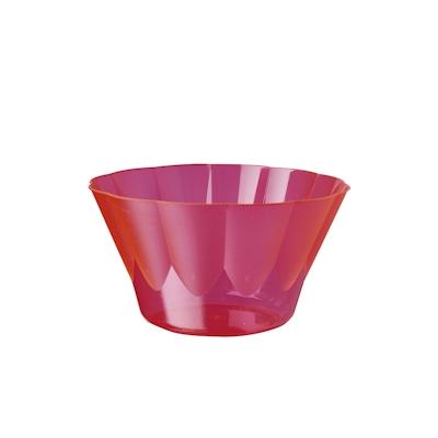 Starpak 54 Eis- und Dessertschalen, PS rund 400 ml Ø 12 cm · 7 cm pink