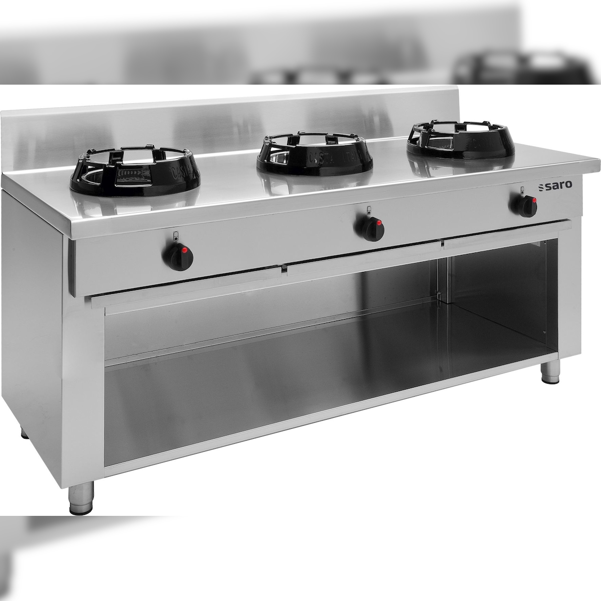 Saro Wok Gasherd Mit Offenem Unterbau Cc/03 Image