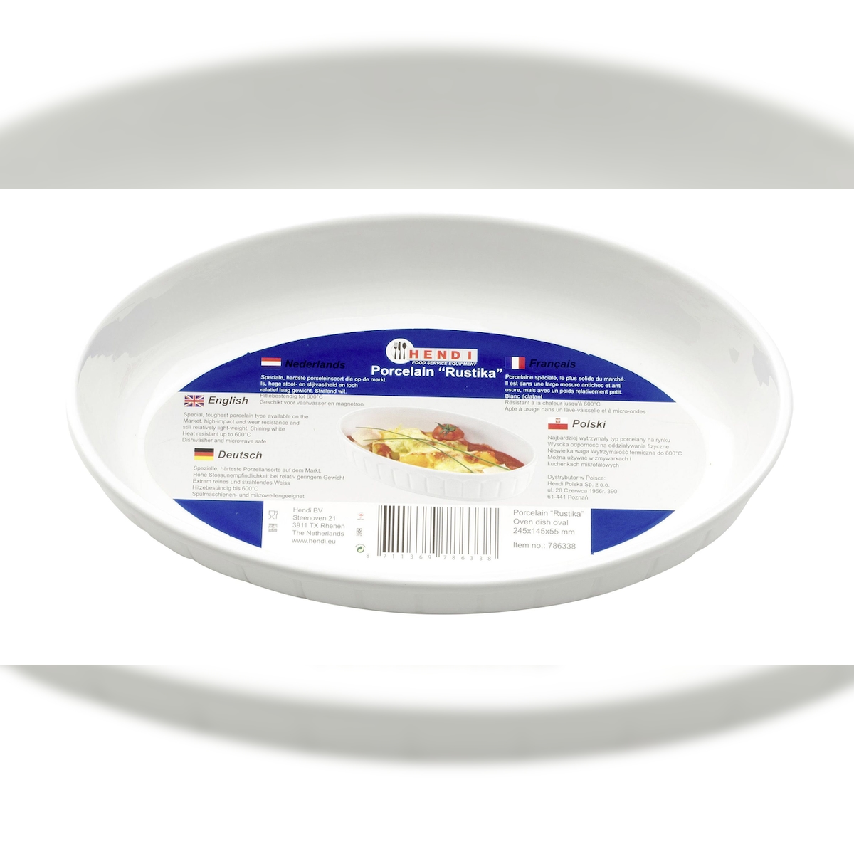 Hendi Rustica Ofenform, oval, 24 cm Image