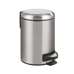 WENKO Kosmetik Treteimer Mod. Leman Easy Close Edelstahl 3L Image