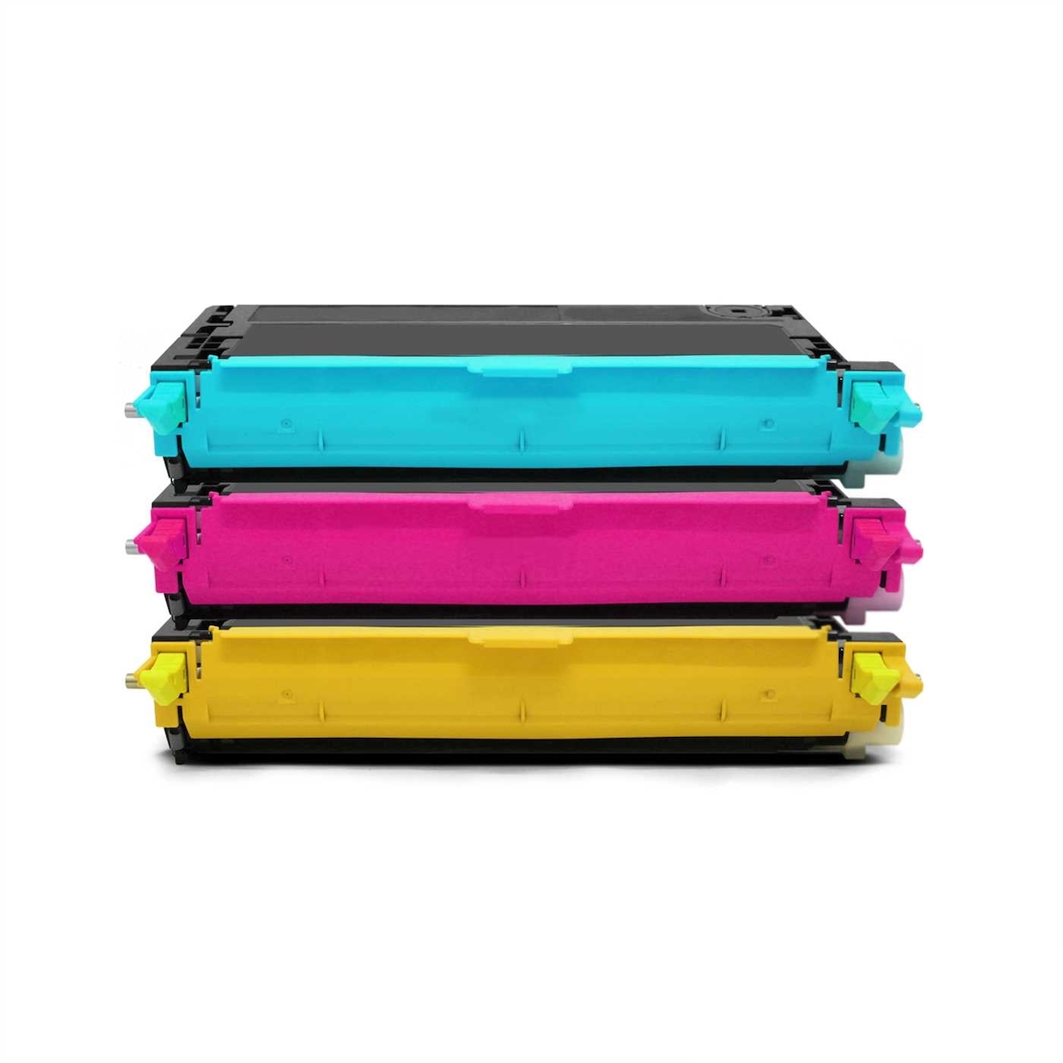 3x Eurotone Toner Alternative für Dell 593-10171 PF029 Cyan 593-10172 RF013 Rot 593-10173 NF556 Gelb Image