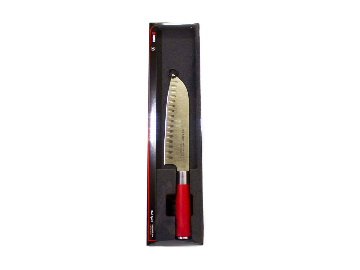 F. Dick Santoku Kochmesser Red Spirit, Stahl, 18 cm, rot Image