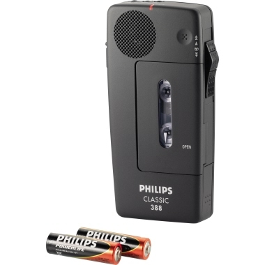 Philips Diktiergerät Pocket Memo 388 Classic LFH0388/00B schwarz Image