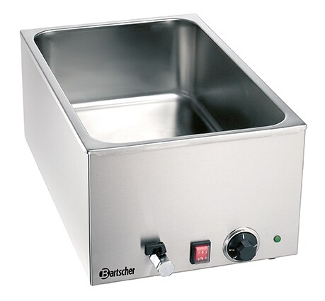 bartscher bain marie, 1 1 gn, 150mm, mit hahn
