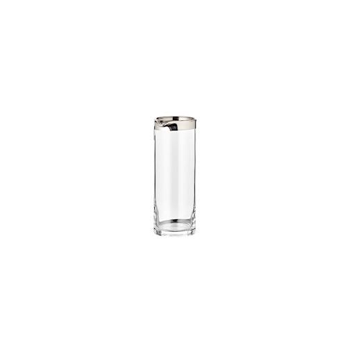 Karaffe Anis, mundgeblasenes Kristallglas mit Platinrand, Höhe 21 cm, ø 9 cm, Füllmenge 0,75 Liter
