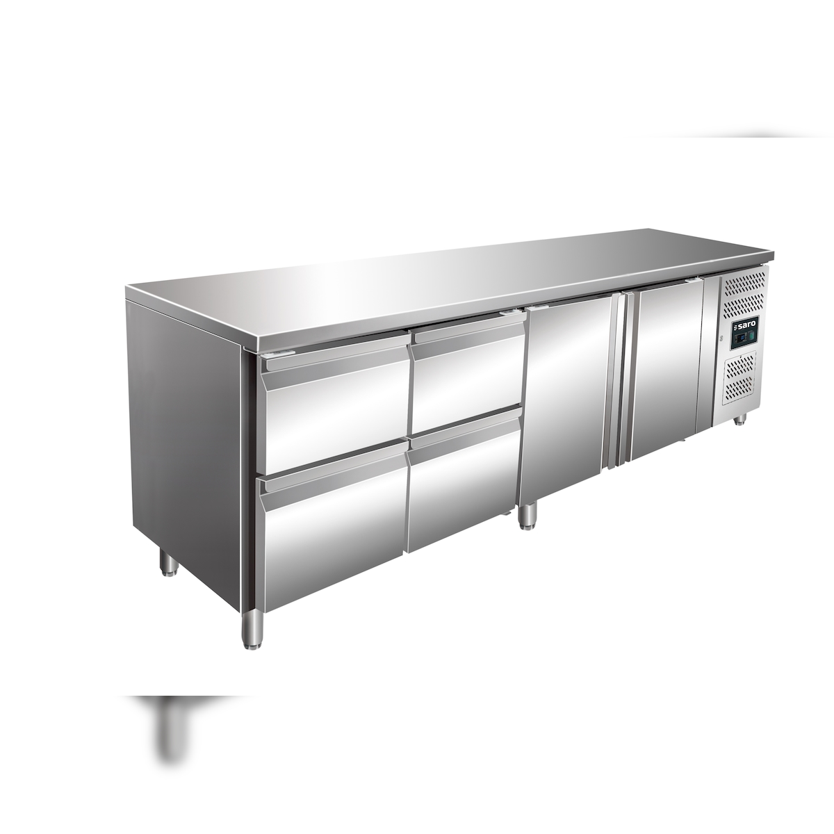 SARO 323 10724 Kühltisch inkl. 2 x 2er Schubladenset Modell KYLJA 4140 TN Küche Image