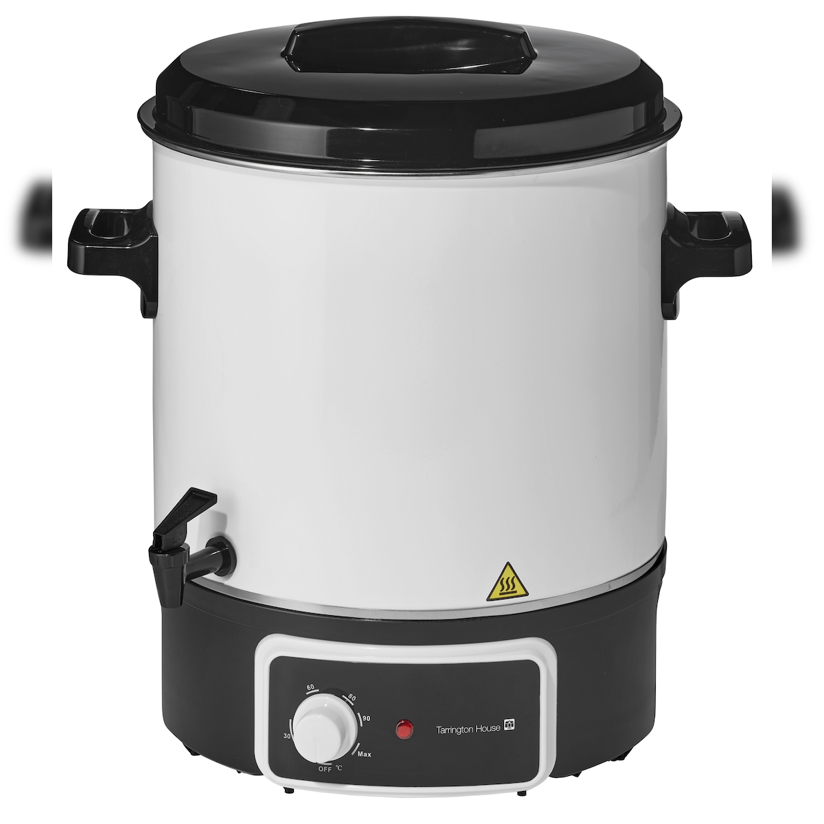 Tarrington House Einkoch- und Partyautomat PB27, 46 x 48 x 38,6 cm, 20 l, 1800 W, schwarz / weiß Image