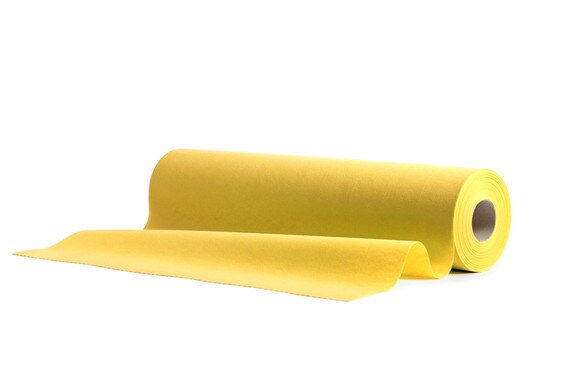 Ornamensa 20 Tischläufer á 40cm x 120cm gelb Vlies Airlaid perforiert Image