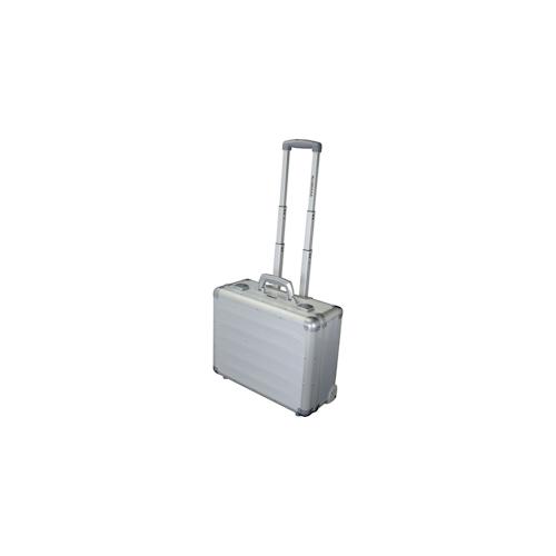 Jüscha ALUMAXX Business / Overnight Trolley GALAXY Aluminium Aktenkoffer Pilotenkoffer Aluaktenkoffer silber matt 45163