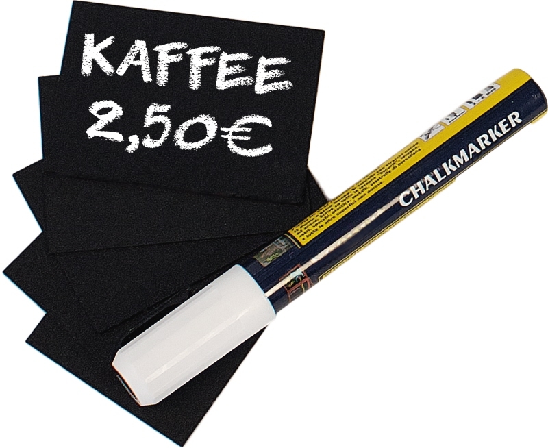 Contacto Schreibtafel, schwarz DIN A8 Image